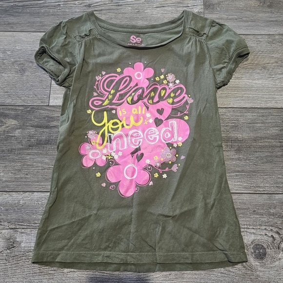 Y2K Love Is All You Need baby tee - Picture 4 of 4